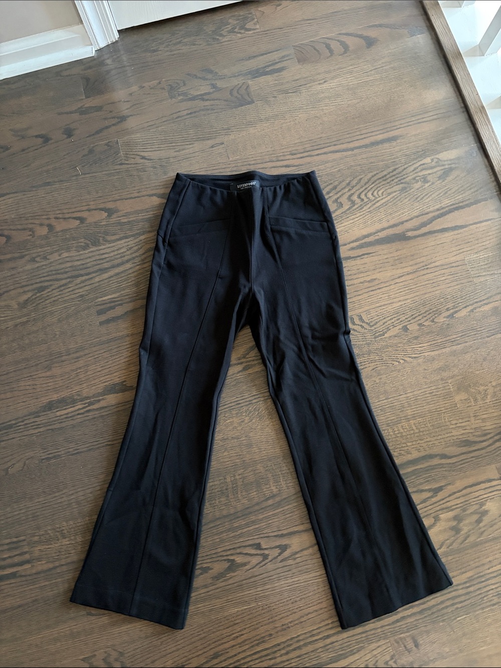 Liverpool Black Flare ankle Pants